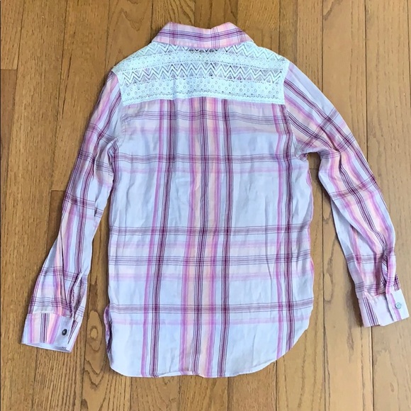 Pink Plaid  Flannel - Picture 5 of 7